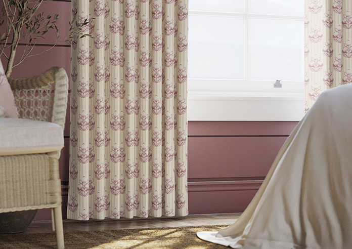 Midford, Mantels Stripe Rosies Pink - Made to Measure Curtains - Image 5